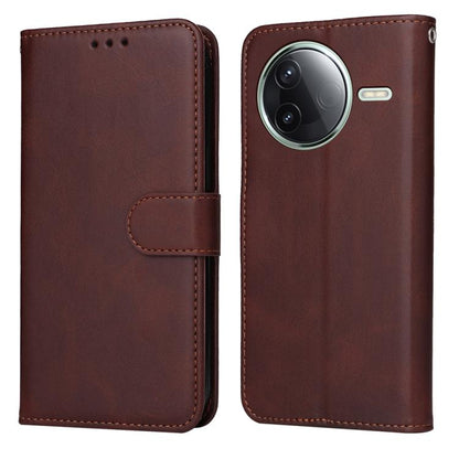 Classic Calf Texture Flip Leather Phone Case, For Redmi A5 4G 173.3mm, For Redmi Note 14 4G 164.84mm, For Redmi Turbo 4 / Xiaomi Poco X7 Pro, For Redmi K80 Pro, For Redmi K80, For Redmi Note 14 4G 163.25mm Global, For Redmi Note 14 5G                  ...
