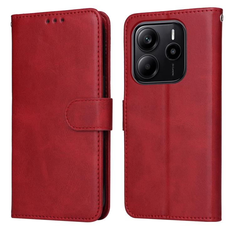 Classic Calf Texture Flip Leather Phone Case, For Redmi A5 4G 173.3mm, For Redmi Note 14 4G 164.84mm, For Redmi Turbo 4 / Xiaomi Poco X7 Pro, For Redmi K80 Pro, For Redmi K80, For Redmi Note 14 4G 163.25mm Global, For Redmi Note 14 5G                  ...