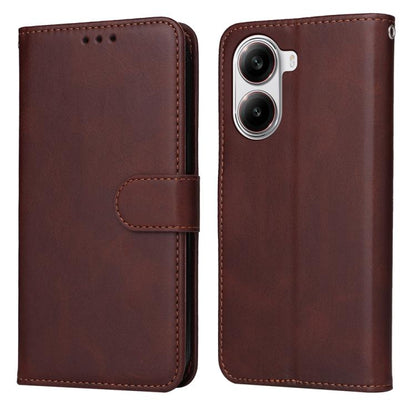 Classic Calf Texture Flip Leather Phone Case, For Redmi A5 4G 173.3mm, For Redmi Note 14 4G 164.84mm, For Redmi Turbo 4 / Xiaomi Poco X7 Pro, For Redmi K80 Pro, For Redmi K80, For Redmi Note 14 4G 163.25mm Global, For Redmi Note 14 5G                  ...