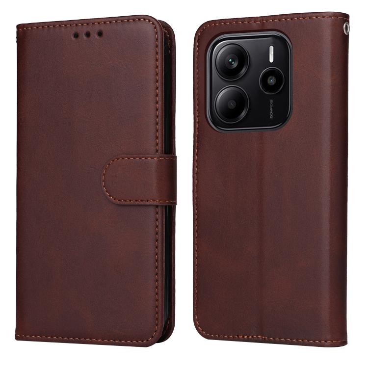 Classic Calf Texture Flip Leather Phone Case, For Redmi A5 4G 173.3mm, For Redmi Note 14 4G 164.84mm, For Redmi Turbo 4 / Xiaomi Poco X7 Pro, For Redmi K80 Pro, For Redmi K80, For Redmi Note 14 4G 163.25mm Global, For Redmi Note 14 5G                  ...