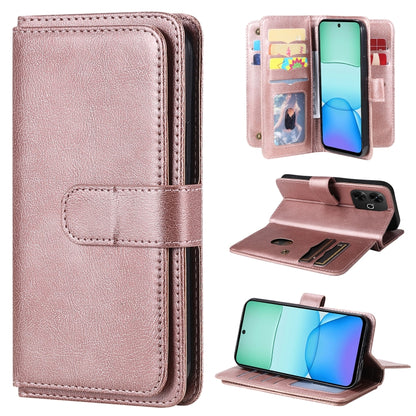 Multi-Function Wallet 10 Card Slots Leather Phone Case, For Redmi Note 17 5G/4G Global 169.7mm, For Redmi 17C 5G, For Redmi Note 17 Pro+ 5G Global 163.4mm, For Redmi K100 Pro Max/Poco F9 Ultra 5G, For Redmi 17 5G / 4G Global 170mm                      ...