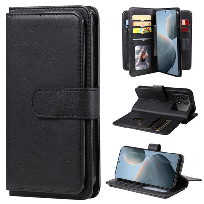 Multi-Function Wallet 10 Card Slots Leather Phone Case, For Redmi Note 17 5G/4G Global 169.7mm, For Redmi 17C 5G, For Redmi Note 17 Pro+ 5G Global 163.4mm, For Redmi K100 Pro Max/Poco F9 Ultra 5G, For Redmi 17 5G / 4G Global 170mm                      ...