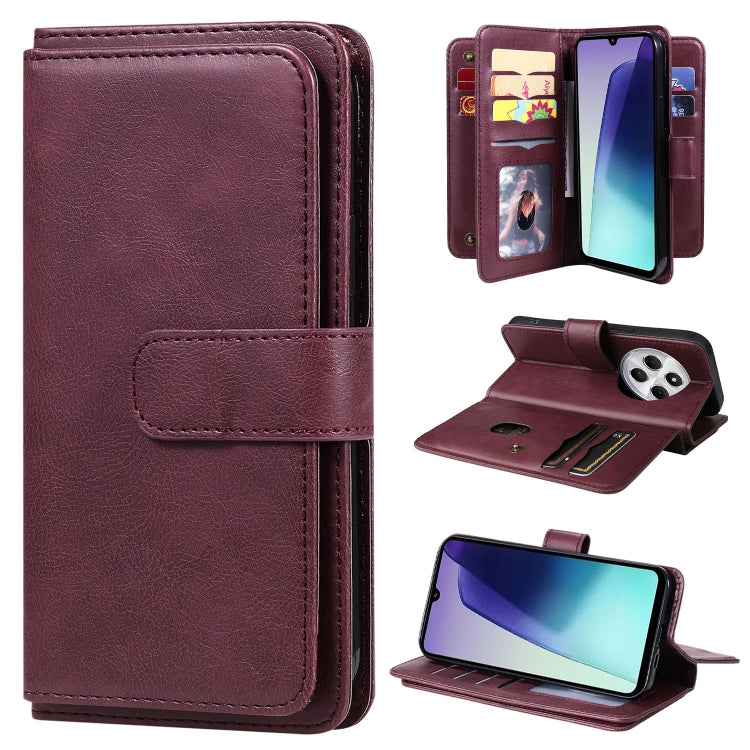 Multi-Function Wallet 10 Card Slots Leather Phone Case, For Redmi Note 17 5G/4G Global 169.7mm, For Redmi 17C 5G, For Redmi Note 17 Pro+ 5G Global 163.4mm, For Redmi K100 Pro Max/Poco F9 Ultra 5G, For Redmi 17 5G / 4G Global 170mm                      ...