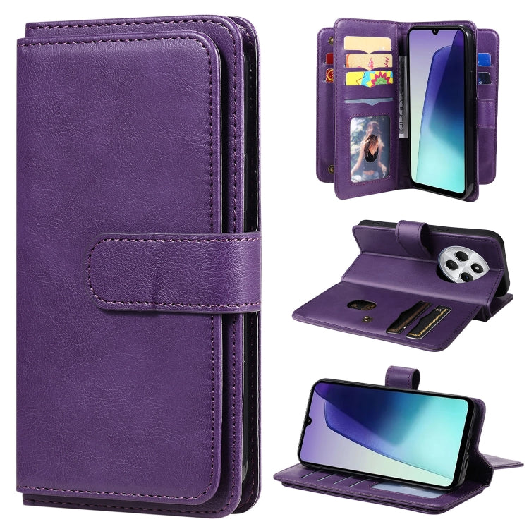 Multi-Function Wallet 10 Card Slots Leather Phone Case, For Redmi Note 17 5G/4G Global 169.7mm, For Redmi 17C 5G, For Redmi Note 17 Pro+ 5G Global 163.4mm, For Redmi K100 Pro Max/Poco F9 Ultra 5G, For Redmi 17 5G / 4G Global 170mm                      ...