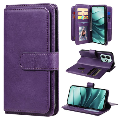 Multi-Function Wallet 10 Card Slots Leather Phone Case, For Redmi Note 17 5G/4G Global 169.7mm, For Redmi 17C 5G, For Redmi Note 17 Pro+ 5G Global 163.4mm, For Redmi K100 Pro Max/Poco F9 Ultra 5G, For Redmi 17 5G / 4G Global 170mm                      ...