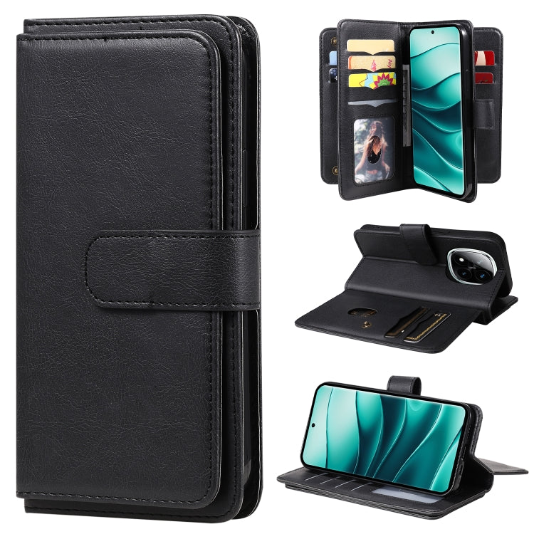 Multi-Function Wallet 10 Card Slots Leather Phone Case, For Redmi Note 17 5G/4G Global 169.7mm, For Redmi 17C 5G, For Redmi Note 17 Pro+ 5G Global 163.4mm, For Redmi K100 Pro Max/Poco F9 Ultra 5G, For Redmi 17 5G / 4G Global 170mm                      ...