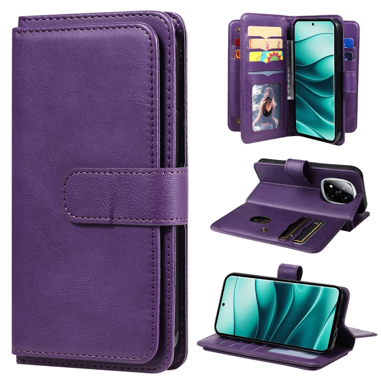 Multi-Function Wallet 10 Card Slots Leather Phone Case, For Redmi Note 17 5G/4G Global 169.7mm, For Redmi 17C 5G, For Redmi Note 17 Pro+ 5G Global 163.4mm, For Redmi K100 Pro Max/Poco F9 Ultra 5G, For Redmi 17 5G / 4G Global 170mm                      ...