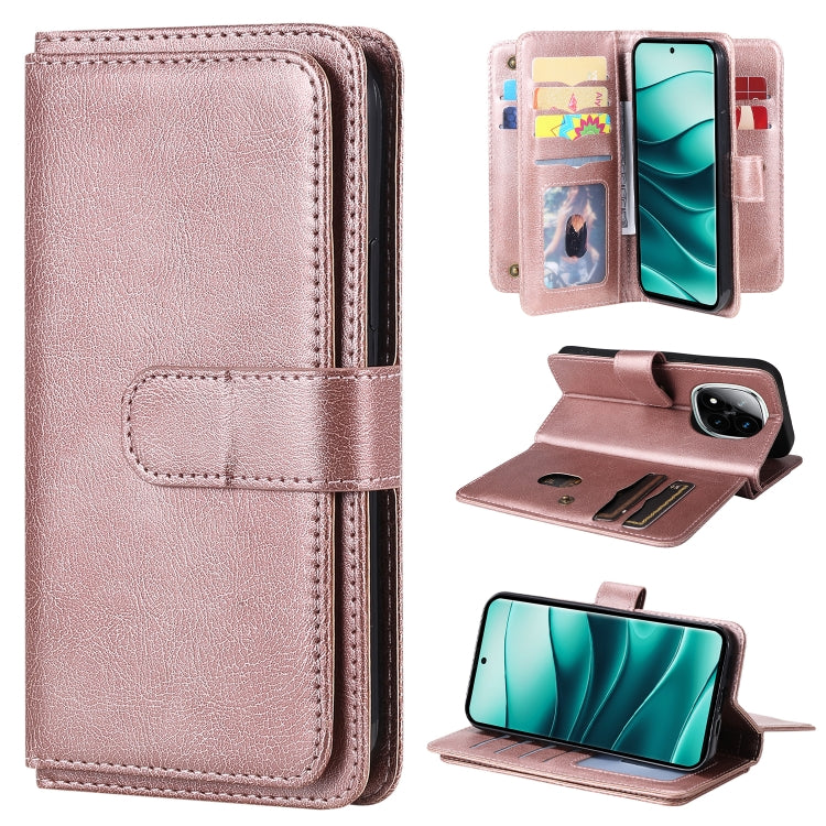 Multi-Function Wallet 10 Card Slots Leather Phone Case, For Redmi Note 17 5G/4G Global 169.7mm, For Redmi 17C 5G, For Redmi Note 17 Pro+ 5G Global 163.4mm, For Redmi K100 Pro Max/Poco F9 Ultra 5G, For Redmi 17 5G / 4G Global 170mm                      ...