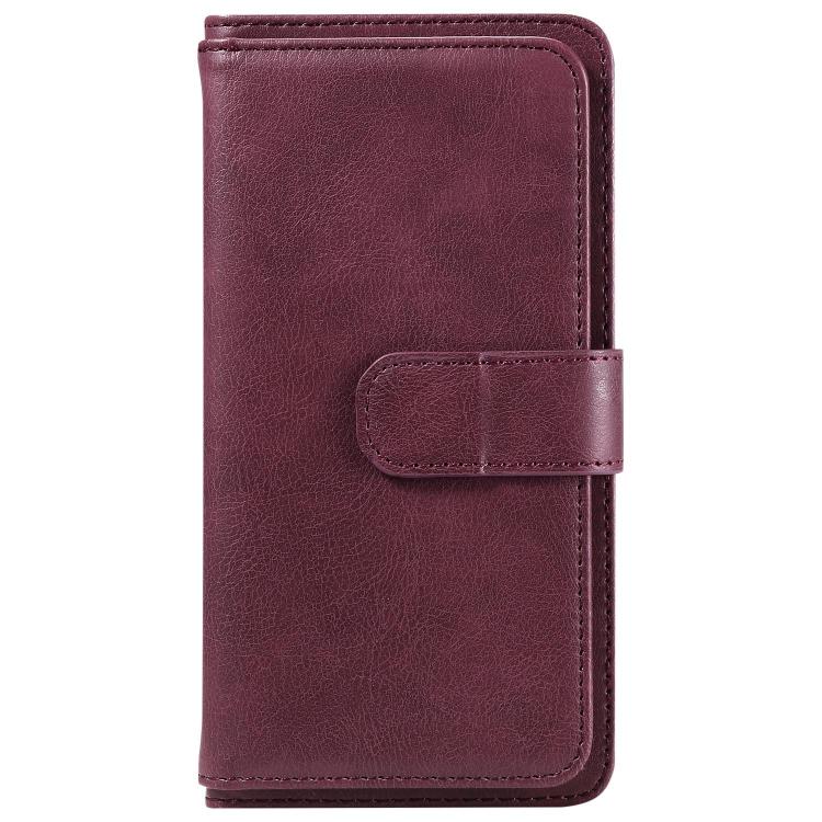 Multi-Function Wallet 10 Card Slots Leather Phone Case, For Redmi Note 17 5G/4G Global 169.7mm, For Redmi 17C 5G, For Redmi Note 17 Pro+ 5G Global 163.4mm, For Redmi K100 Pro Max/Poco F9 Ultra 5G, For Redmi 17 5G / 4G Global 170mm                      ...