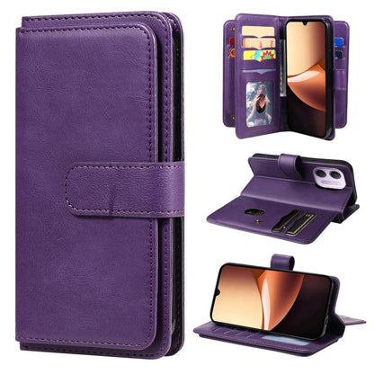 Multi-Function Wallet 10 Card Slots Leather Phone Case, For Redmi Note 17 5G/4G Global 169.7mm, For Redmi 17C 5G, For Redmi Note 17 Pro+ 5G Global 163.4mm, For Redmi K100 Pro Max/Poco F9 Ultra 5G, For Redmi 17 5G / 4G Global 170mm                      ...