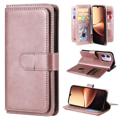 Multi-Function Wallet 10 Card Slots Leather Phone Case, For Redmi Note 17 5G/4G Global 169.7mm, For Redmi 17C 5G, For Redmi Note 17 Pro+ 5G Global 163.4mm, For Redmi K100 Pro Max/Poco F9 Ultra 5G, For Redmi 17 5G / 4G Global 170mm                      ...