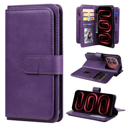 Multi-Function Wallet 10 Card Slots Leather Phone Case, For Redmi Note 17 5G/4G Global 169.7mm, For Redmi 17C 5G, For Redmi Note 17 Pro+ 5G Global 163.4mm, For Redmi K100 Pro Max/Poco F9 Ultra 5G, For Redmi 17 5G / 4G Global 170mm                      ...