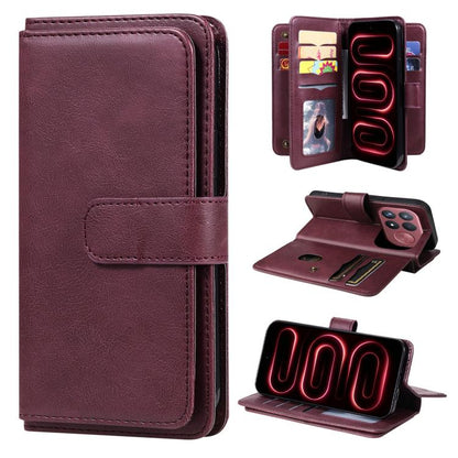 Multi-Function Wallet 10 Card Slots Leather Phone Case, For Redmi Note 17 5G/4G Global 169.7mm, For Redmi 17C 5G, For Redmi Note 17 Pro+ 5G Global 163.4mm, For Redmi K100 Pro Max/Poco F9 Ultra 5G, For Redmi 17 5G / 4G Global 170mm                      ...