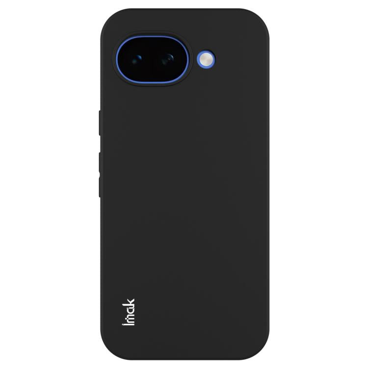 Black frosted TPU phone case with camera cutout and port openings