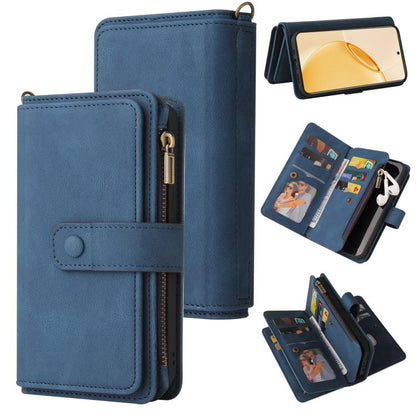 Skin Feel Multi Card Slots Zipper Wallet Leather Phone Case, For Realme 16T 5G, For Realme 16 Pro+ 5G, For Realme 16 Pro 5G, For Realme P4x 5G, For Realme C63 / C61 / Note 60