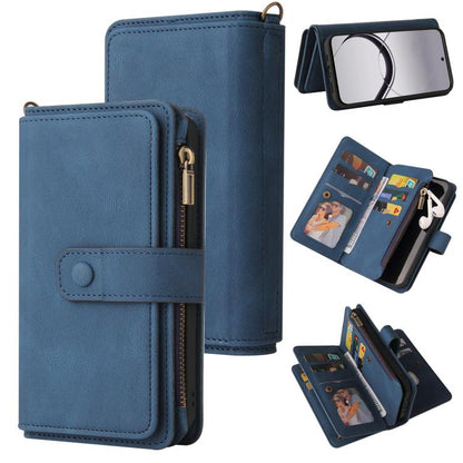 Skin Feel Multi Card Slots Zipper Wallet Leather Phone Case, For Realme 16T 5G, For Realme 16 Pro+ 5G, For Realme 16 Pro 5G, For Realme P4x 5G, For Realme C63 / C61 / Note 60