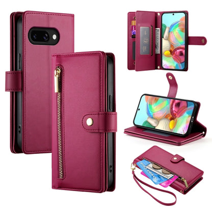 Nine Card-slot Zipper Wallet Bag Leather Phone Case, For Google Pixel 11a, For Google Pixel 11 Pro XL, For Google Pixel 11 / Pixel 11 Pro, For Google Pixel 10a, For Google Pixel 9a, For Google Pixel 9 Pro XL, For Google Pixel 9 / 9 Pro                 ...
