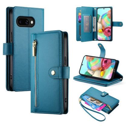 Nine Card-slot Zipper Wallet Bag Leather Phone Case, For Google Pixel 11a, For Google Pixel 11 Pro XL, For Google Pixel 11 / Pixel 11 Pro, For Google Pixel 10a, For Google Pixel 9a, For Google Pixel 9 Pro XL, For Google Pixel 9 / 9 Pro                 ...