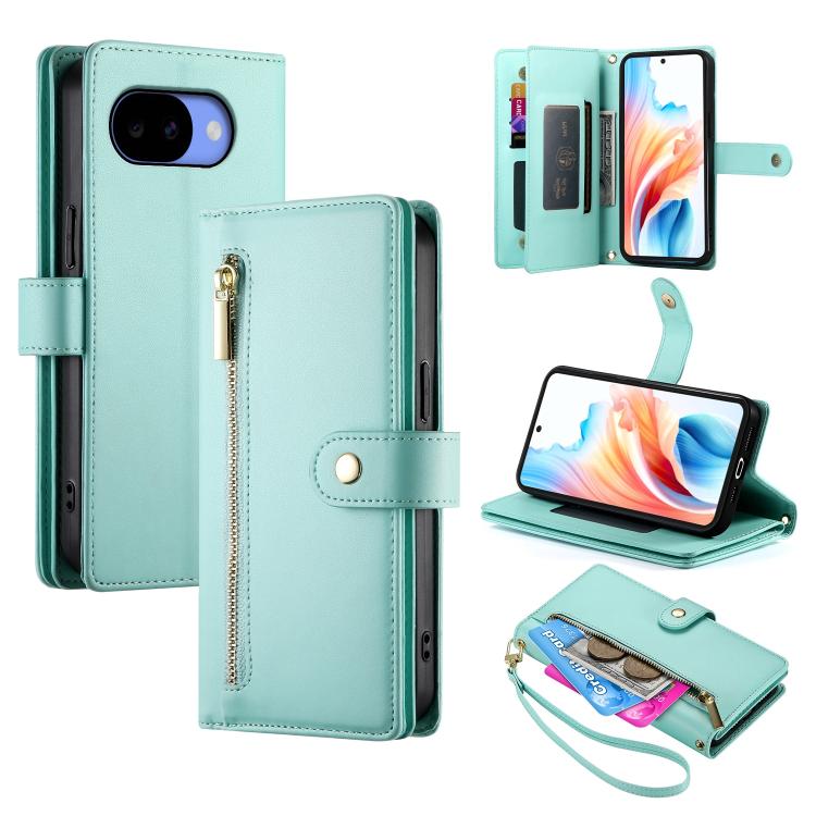 Nine Card-slot Zipper Wallet Bag Leather Phone Case, For Google Pixel 11a, For Google Pixel 11 Pro XL, For Google Pixel 11 / Pixel 11 Pro, For Google Pixel 10a, For Google Pixel 9a, For Google Pixel 9 Pro XL, For Google Pixel 9 / 9 Pro                 ...