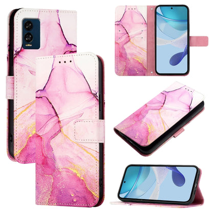 PT003 Marble Pattern Flip Leather Phone Case, For BLU G95, For BLU Bold N4, For BLU View 5 Pro, For BLU View 5, For BLU View Speed 5G