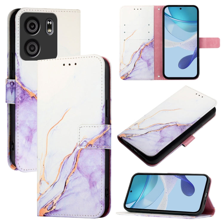 PT003 Marble Pattern Flip Leather Phone Case, For BLU G95, For BLU Bold N4, For BLU View 5 Pro, For BLU View 5, For BLU View Speed 5G