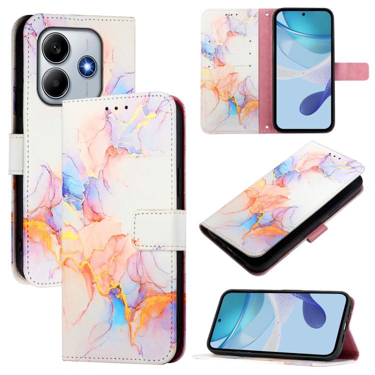 PT003 Marble Pattern Flip Leather Phone Case, For Redmi 17C 5G Global, For Redmi Note 17 Pro Max 5G 163.4mm, For Redmi Note 17 5G Global 169.7mm, For Redmi A7 Pro 4G Global / Poco C81, For Redmi 15a 5G, For Redmi Turbo 5 / Poco X8 Pro 5G               ...