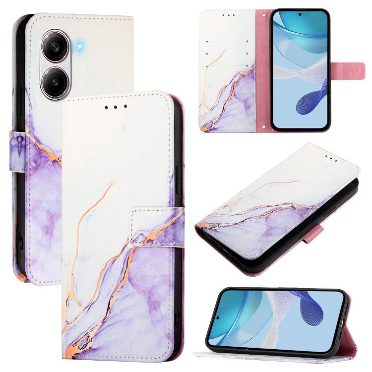 PT003 Marble Pattern Flip Leather Phone Case, For Redmi 17C 5G Global, For Redmi Note 17 Pro Max 5G 163.4mm, For Redmi Note 17 5G Global 169.7mm, For Redmi A7 Pro 4G Global / Poco C81, For Redmi 15a 5G, For Redmi Turbo 5 / Poco X8 Pro 5G               ...