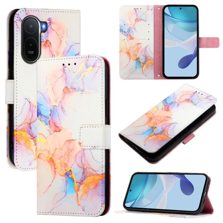 PT003 Marble Pattern Flip Leather Phone Case, For Redmi 17C 5G Global, For Redmi Note 17 Pro Max 5G 163.4mm, For Redmi Note 17 5G Global 169.7mm, For Redmi A7 Pro 4G Global / Poco C81, For Redmi 15a 5G, For Redmi Turbo 5 / Poco X8 Pro 5G               ...