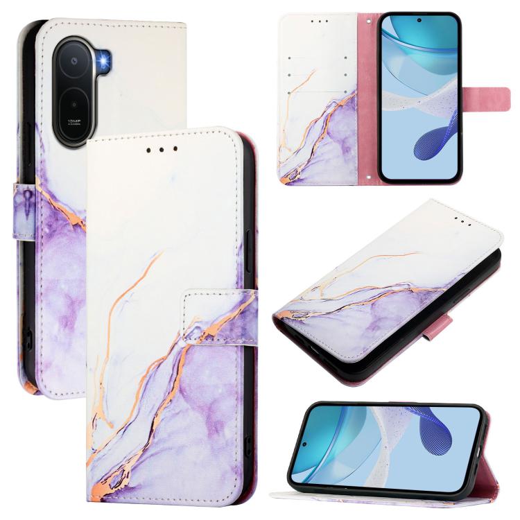 PT003 Marble Pattern Flip Leather Phone Case, For Redmi 17C 5G Global, For Redmi Note 17 Pro Max 5G 163.4mm, For Redmi Note 17 5G Global 169.7mm, For Redmi A7 Pro 4G Global / Poco C81, For Redmi 15a 5G, For Redmi Turbo 5 / Poco X8 Pro 5G               ...