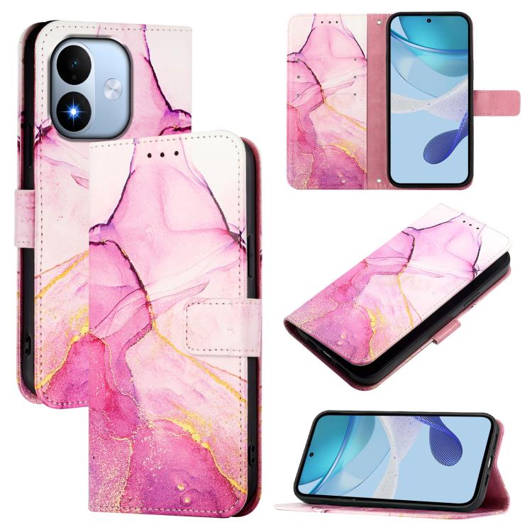 PT003 Marble Pattern Flip Leather Phone Case, For Redmi 17C 5G Global, For Redmi Note 17 Pro Max 5G 163.4mm, For Redmi Note 17 5G Global 169.7mm, For Redmi A7 Pro 4G Global / Poco C81, For Redmi 15a 5G, For Redmi Turbo 5 / Poco X8 Pro 5G               ...