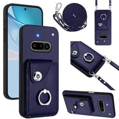 Organ Card Bag Ring Holder Phone Case with Long Lanyard, For Nothing CMF Phone 2 Pro, For Nothing Phone 3a, For Nothing Phone 3a Pro, For Nothing CMF Phone 1, For Nothing Phone 2a