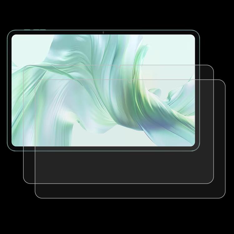 Tempered glass screen protector film for tablet, clear layers with rounded edges