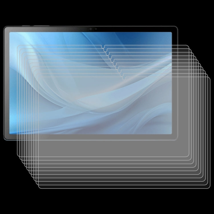25-pack tempered glass screen protector films, clear ultra-thin tablet sheets