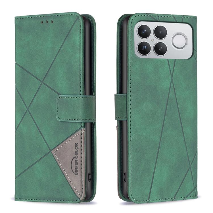 Magnetic Buckle Rhombus Texture Leather Phone Case, For Redmi Note 17 4G Global 169.7mm, For Redmi 15C 5G/4G Global 171/Poco C85 4G, For Redmi Note 17 Pro+ 5G Global 163.4mm, For Redmi Note 17 Pro 5G Global 163.5mm, For Redmi K100 Pro Max 5G           ...