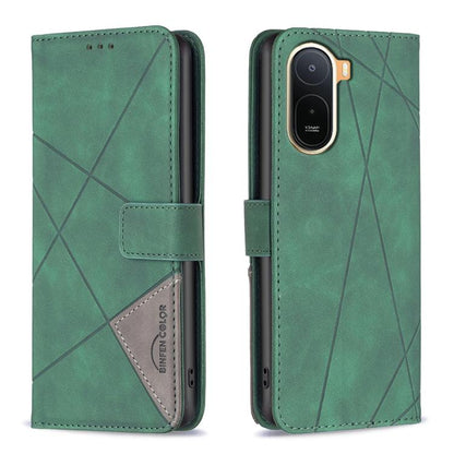 Magnetic Buckle Rhombus Texture Leather Phone Case, For Redmi Note 17 4G Global 169.7mm, For Redmi 15C 5G/4G Global 171/Poco C85 4G, For Redmi Note 17 Pro+ 5G Global 163.4mm, For Redmi Note 17 Pro 5G Global 163.5mm, For Redmi K100 Pro Max 5G           ...