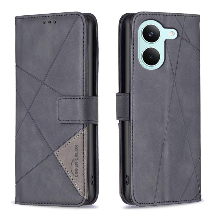 Magnetic Buckle Rhombus Texture Leather Phone Case, For Redmi Note 17 4G Global 169.7mm, For Redmi 15C 5G/4G Global 171/Poco C85 4G, For Redmi Note 17 Pro+ 5G Global 163.4mm, For Redmi Note 17 Pro 5G Global 163.5mm, For Redmi K100 Pro Max 5G           ...