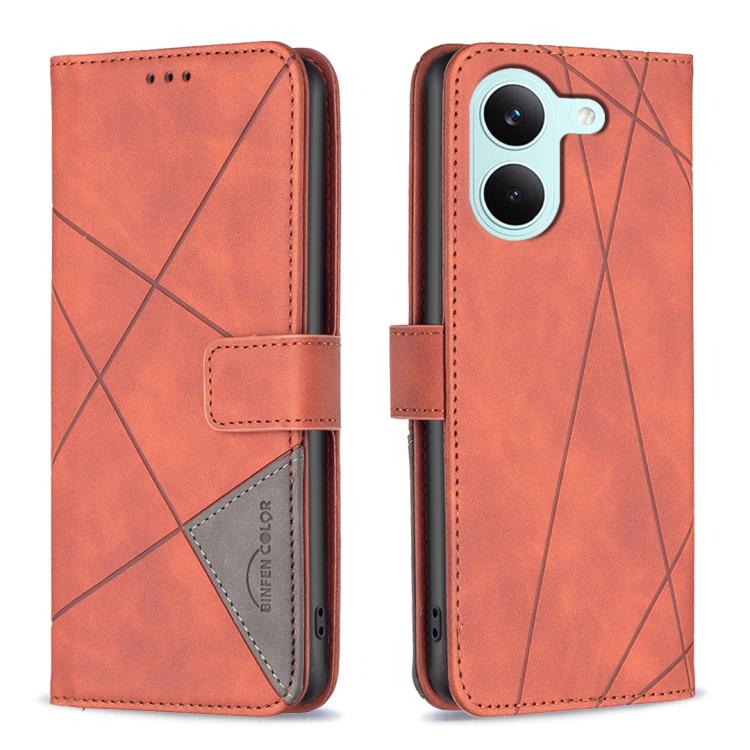 Magnetic Buckle Rhombus Texture Leather Phone Case, For Redmi Note 17 4G Global 169.7mm, For Redmi 15C 5G/4G Global 171/Poco C85 4G, For Redmi Note 17 Pro+ 5G Global 163.4mm, For Redmi Note 17 Pro 5G Global 163.5mm, For Redmi K100 Pro Max 5G           ...