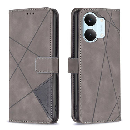 Magnetic Buckle Rhombus Texture Leather Phone Case, For Redmi Note 17 4G Global 169.7mm, For Redmi 15C 5G/4G Global 171/Poco C85 4G, For Redmi Note 17 Pro+ 5G Global 163.4mm, For Redmi Note 17 Pro 5G Global 163.5mm, For Redmi K100 Pro Max 5G           ...