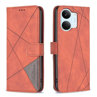 Magnetic Buckle Rhombus Texture Leather Phone Case, For Redmi Note 17 4G Global 169.7mm, For Redmi 15C 5G/4G Global 171/Poco C85 4G, For Redmi Note 17 Pro+ 5G Global 163.4mm, For Redmi Note 17 Pro 5G Global 163.5mm, For Redmi K100 Pro Max 5G           ...
