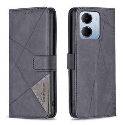 Magnetic Buckle Rhombus Texture Leather Phone Case, For Redmi Note 17 4G Global 169.7mm, For Redmi 15C 5G/4G Global 171/Poco C85 4G, For Redmi Note 17 Pro+ 5G Global 163.4mm, For Redmi Note 17 Pro 5G Global 163.5mm, For Redmi K100 Pro Max 5G           ...
