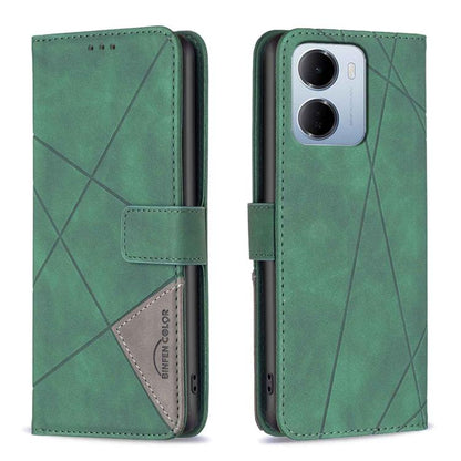 Magnetic Buckle Rhombus Texture Leather Phone Case, For Redmi Note 17 4G Global 169.7mm, For Redmi 15C 5G/4G Global 171/Poco C85 4G, For Redmi Note 17 Pro+ 5G Global 163.4mm, For Redmi Note 17 Pro 5G Global 163.5mm, For Redmi K100 Pro Max 5G           ...
