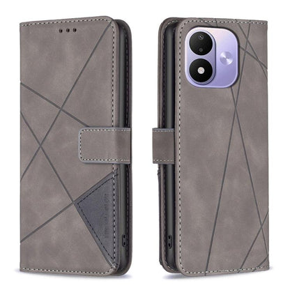 Magnetic Buckle Rhombus Texture Leather Phone Case, For Redmi Note 17 4G Global 169.7mm, For Redmi 15C 5G/4G Global 171/Poco C85 4G, For Redmi Note 17 Pro+ 5G Global 163.4mm, For Redmi Note 17 Pro 5G Global 163.5mm, For Redmi K100 Pro Max 5G           ...