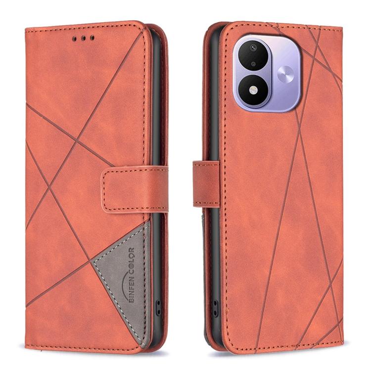 Magnetic Buckle Rhombus Texture Leather Phone Case, For Redmi Note 17 4G Global 169.7mm, For Redmi 15C 5G/4G Global 171/Poco C85 4G, For Redmi Note 17 Pro+ 5G Global 163.4mm, For Redmi Note 17 Pro 5G Global 163.5mm, For Redmi K100 Pro Max 5G           ...