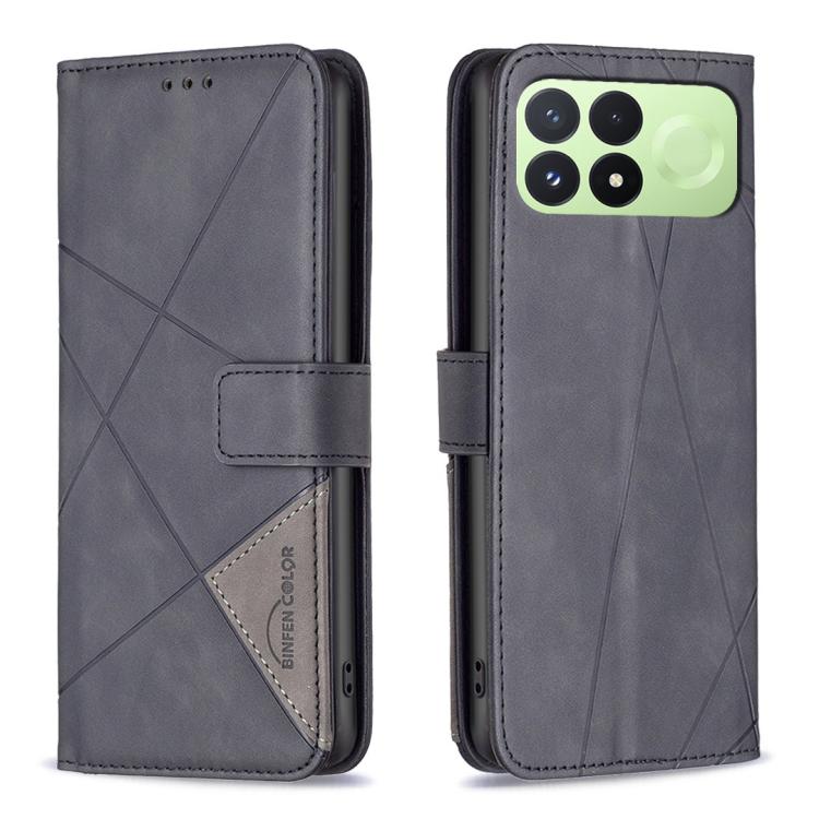 Magnetic Buckle Rhombus Texture Leather Phone Case, For Redmi Note 17 4G Global 169.7mm, For Redmi 15C 5G/4G Global 171/Poco C85 4G, For Redmi Note 17 Pro+ 5G Global 163.4mm, For Redmi Note 17 Pro 5G Global 163.5mm, For Redmi K100 Pro Max 5G           ...