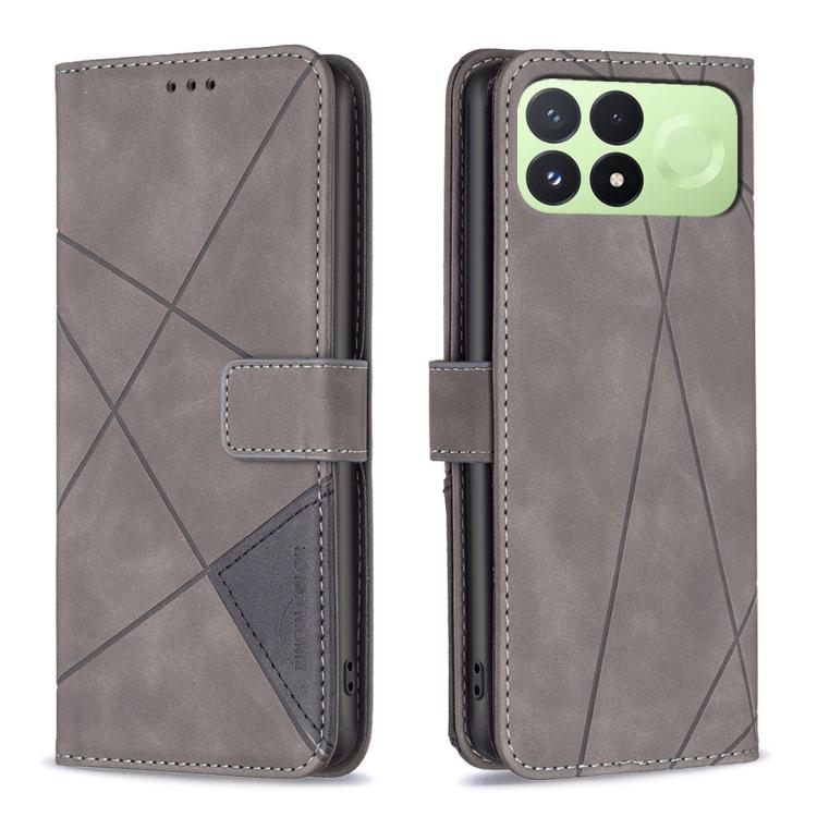 Magnetic Buckle Rhombus Texture Leather Phone Case, For Redmi Note 17 4G Global 169.7mm, For Redmi 15C 5G/4G Global 171/Poco C85 4G, For Redmi Note 17 Pro+ 5G Global 163.4mm, For Redmi Note 17 Pro 5G Global 163.5mm, For Redmi K100 Pro Max 5G           ...