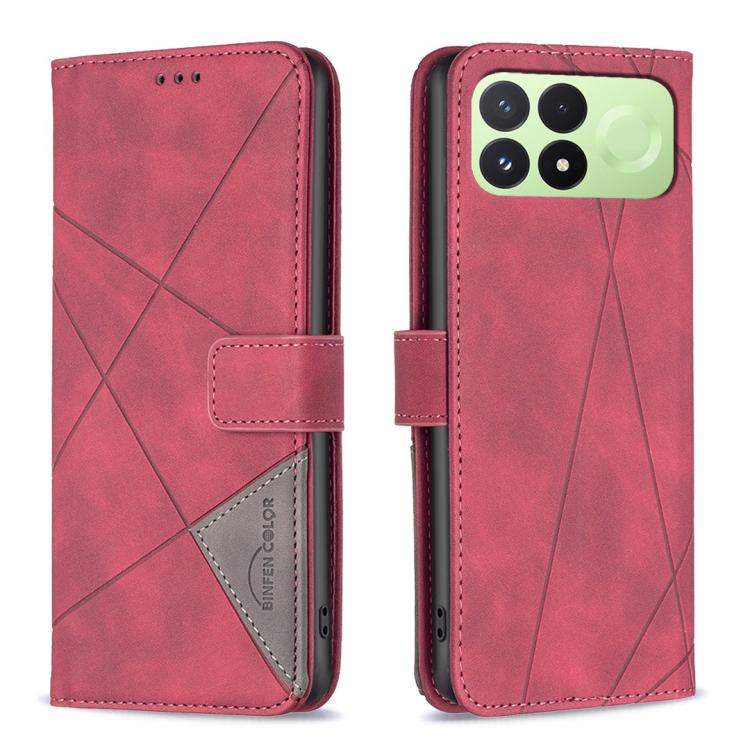 Magnetic Buckle Rhombus Texture Leather Phone Case, For Redmi Note 17 4G Global 169.7mm, For Redmi 15C 5G/4G Global 171/Poco C85 4G, For Redmi Note 17 Pro+ 5G Global 163.4mm, For Redmi Note 17 Pro 5G Global 163.5mm, For Redmi K100 Pro Max 5G           ...