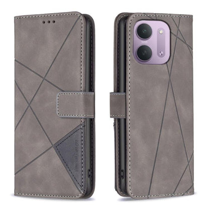 Magnetic Buckle Rhombus Texture Leather Phone Case, For Redmi Note 17 4G Global 169.7mm, For Redmi 15C 5G/4G Global 171/Poco C85 4G, For Redmi Note 17 Pro+ 5G Global 163.4mm, For Redmi Note 17 Pro 5G Global 163.5mm, For Redmi K100 Pro Max 5G           ...