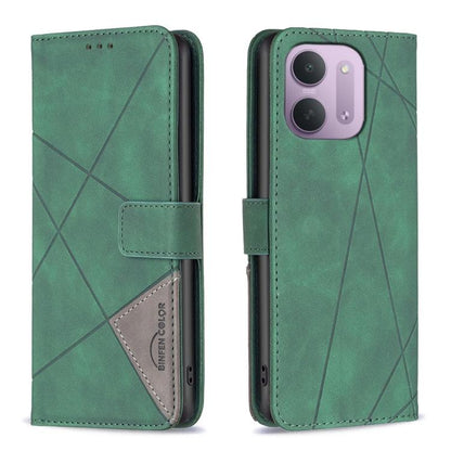 Magnetic Buckle Rhombus Texture Leather Phone Case, For Redmi Note 17 4G Global 169.7mm, For Redmi 15C 5G/4G Global 171/Poco C85 4G, For Redmi Note 17 Pro+ 5G Global 163.4mm, For Redmi Note 17 Pro 5G Global 163.5mm, For Redmi K100 Pro Max 5G           ...