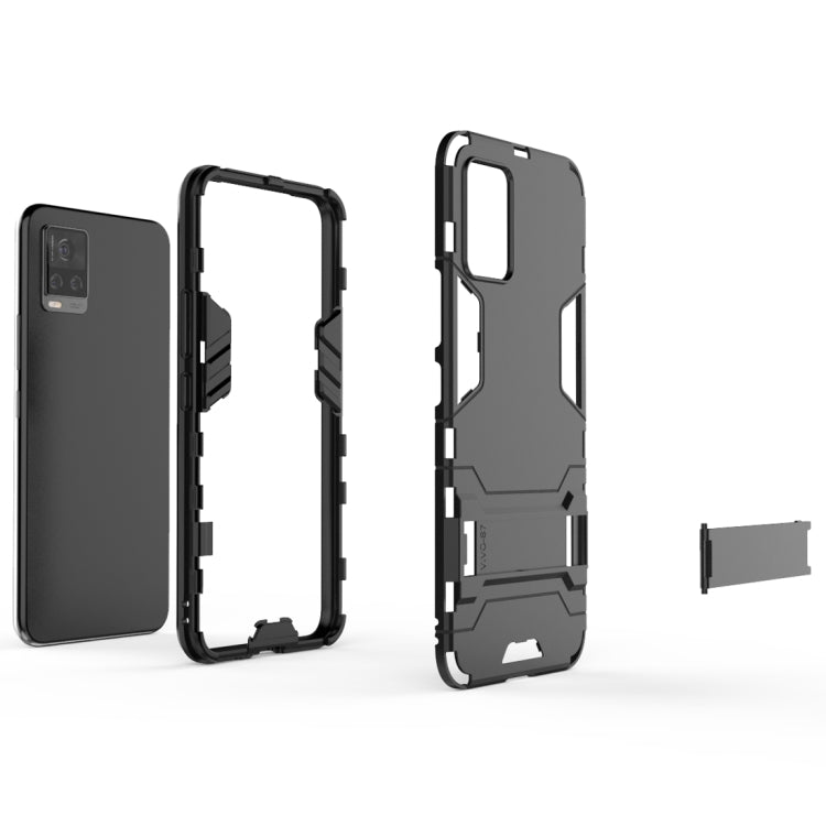 Black rugged shockproof phone case with camera openings and open-frame design