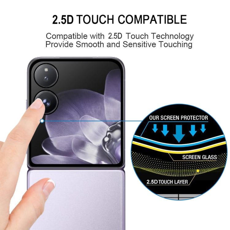2.5D touch screen protector with smooth surface for foldable phone